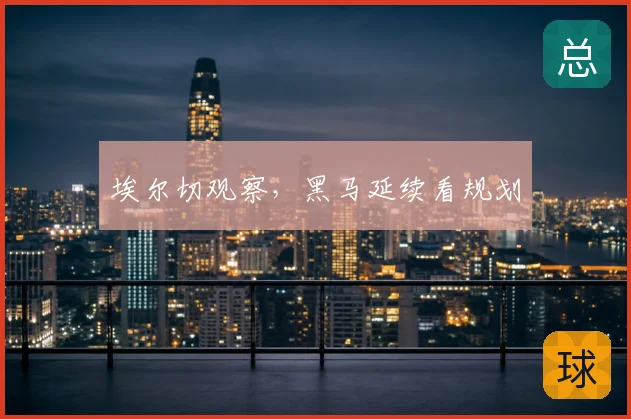 埃尔切观察，黑马延续看规划